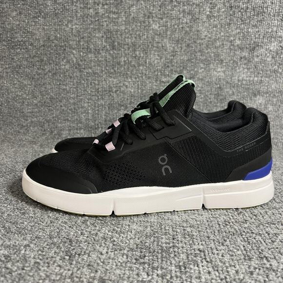 On Running The Roger Spin Shoes Womens Size 10 Black White CloudTec Sneakers - Picture 3 of 9